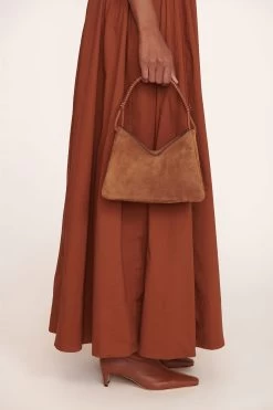 VALERIE SHOULDER BAG | TAN -Staud Outlet Store Maxi Wells Dress Tan 019 edit web