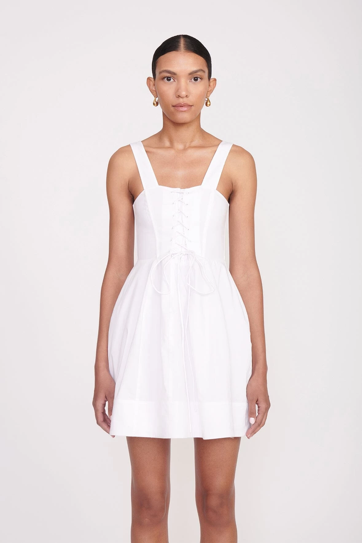 MINI SUTTON DRESS | WHITE 3 MINI SUTTON DRESS | WHITE - Image 3