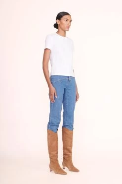 CREW NECK T SHIRT | WHITE 11 CREW NECK T SHIRT | WHITE -Staud Outlet Store NEED NAME 047 01367 web