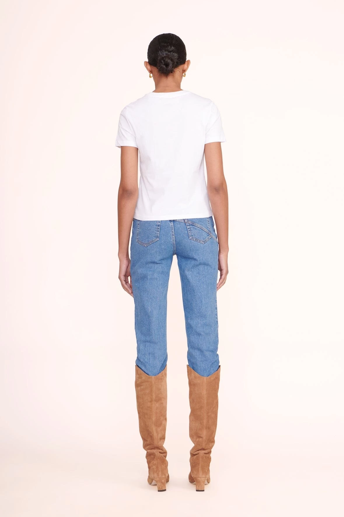 CREW NECK T SHIRT | WHITE 3 CREW NECK T SHIRT | WHITE - Image 3