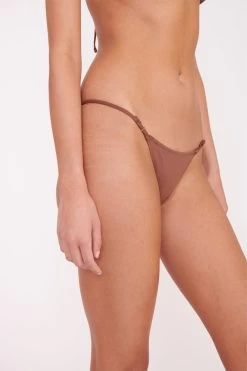 SISLEY STRING BOTTOM | CLOVE -Staud Outlet Store OLIVIA BEADED TOP SISLEY STRING BOTTOM CLOVE 00670 web