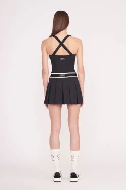 DOUBLES SKIRT | BLACK -Staud Outlet Store PickleBall 008 00394 edit web