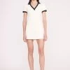 VOLLEY DRESS | IVORY BLACK
