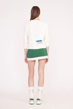 PICKLER SWEATER | IVORY -Staud Outlet Store PickleBall 033 01760 edit web