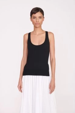 COREY DRESS | BLACK WHITE 8 COREY DRESS | BLACK WHITE -Staud Outlet Store Pre Fall 008 00242 web