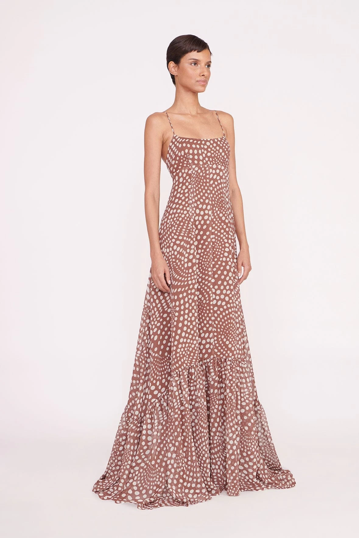 FLORENCE DRESS | CLOVE WAVY DOT 2 FLORENCE DRESS | CLOVE WAVY DOT - Image 2