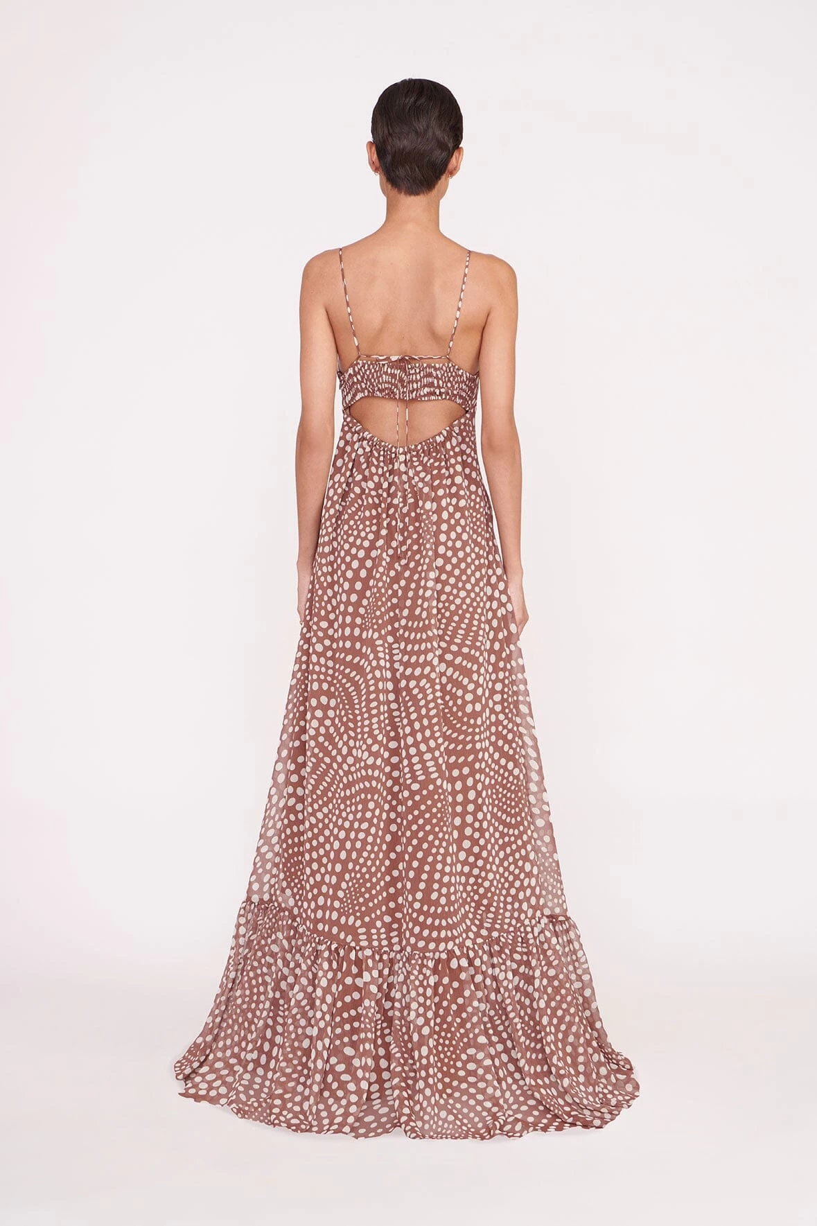 FLORENCE DRESS | CLOVE WAVY DOT 3 FLORENCE DRESS | CLOVE WAVY DOT - Image 3