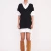 BRIDGET DRESS | BLACK WHITE