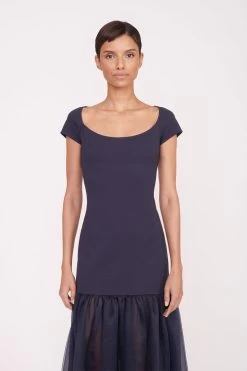 JOSEPH DRESS | NAVY -Staud Outlet Store Pre Fall 013 00363 web 1