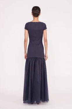 JOSEPH DRESS | NAVY -Staud Outlet Store Pre Fall 013 00370 web