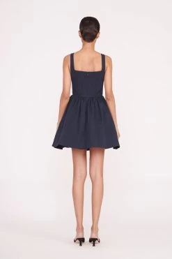 LANDSCAPE DRESS | NAVY -Staud Outlet Store Pre Fall 017 00491 web