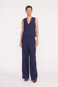 LUISA PANT | NAVY SUITING