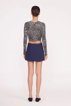 TOUR SKIRT | NAVY 8 TOUR SKIRT | NAVY -Staud Outlet Store Pre Fall 024 00732 web