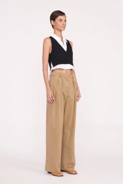 GARRET TOP | BLACK WHITE -Staud Outlet Store Pre Fall 035 01141 web