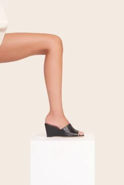 BLAIR WEDGE | BLACK -Staud Outlet Store RENAME SHOES 00531 web