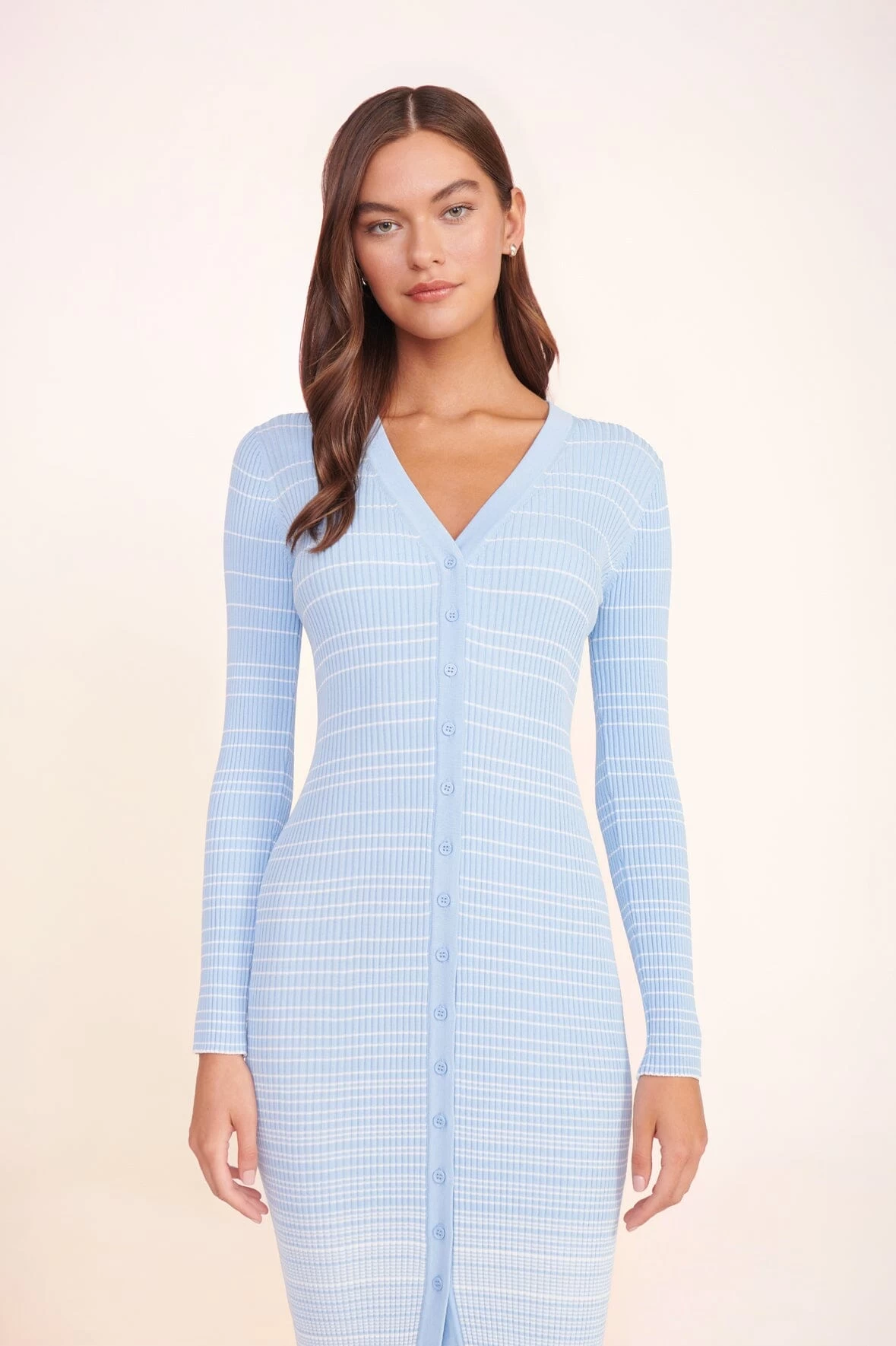 SHOKO SWEATER | FRENCH BLUE WHITE 4 SHOKO SWEATER | FRENCH BLUE WHITE - Image 4