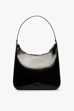 ALEC BAG | BLACK 17 ALEC BAG | BLACK -Staud Outlet Store STAUD ALEC BAG BLACK POLISHED CALF FALL ECOM 21 4