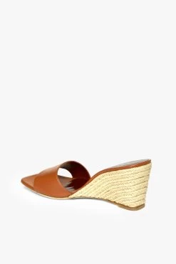 BILLIE ESPADRILLE WEDGE | NATURAL TAN -Staud Outlet Store STAUD BILLIE ESPADRILLE WEDGE TAN NATURAL SPRING ECOM 22 2