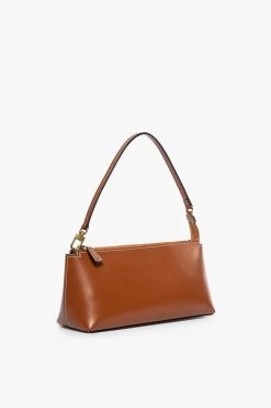 KAIA SHOULDER BAG | TAN -Staud Outlet Store STAUD KAIA SHOULDER BAG TAN CALF SUMMER PF 21 2