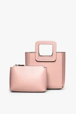 MINI SHIRLEY LEATHER BAG | DARK BLUSH 12 MINI SHIRLEY LEATHER BAG | DARK BLUSH -Staud Outlet Store STAUD MINI SHIRLEY DARK BLUSH CALF NAPPA SPRING 21 3