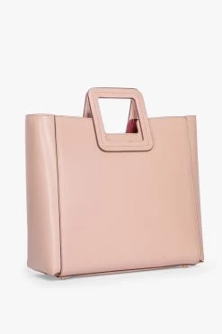 SHIRLEY LEATHER BAG | BLUSH -Staud Outlet Store STAUD SHIRLEY BLUSH RESORT20 4