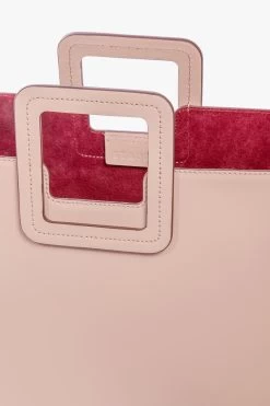 SHIRLEY LEATHER BAG | BLUSH -Staud Outlet Store STAUD SHIRLEY BLUSH RESORT20 5