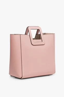 SHIRLEY LEATHER BAG | DARK BLUSH -Staud Outlet Store STAUD SHIRLEY DARK BLUSH CALF NAPPA SPRING 21 2