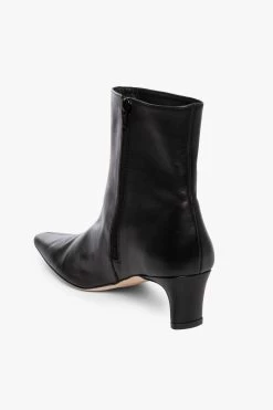 WALLY ANKLE BOOT | BLACK -Staud Outlet Store STAUD WALLY ANKLE BOOT BLACK NAPPA FALL ECOM 21 2