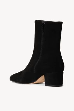 AIMEE SHORT BOOT | BLACK SUEDE -Staud Outlet Store STAUD AIMEE SHORT BOOT BLACK FALL 22 ECOM 3
