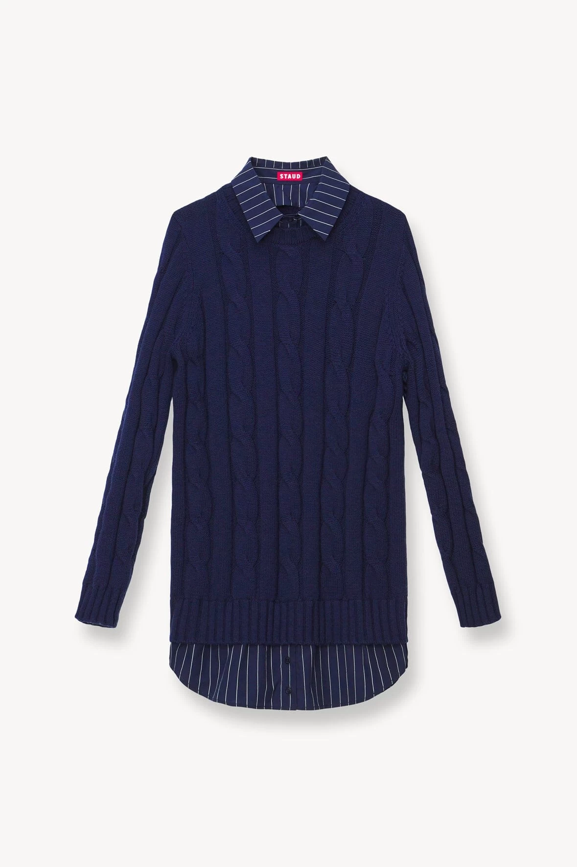 ALDRIN DRESS | NAVY PINSTRIPE 4 ALDRIN DRESS | NAVY PINSTRIPE - Image 4