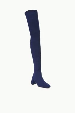 ANDY OVER THE KNEE BOOT | NAVY 10 ANDY OVER THE KNEE BOOT | NAVY -Staud Outlet Store STAUD ANDYOTK BOOT NAVY FALL 23 ECOM 2