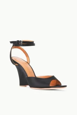 ANOUSH WEDGE | BLACK -Staud Outlet Store STAUD ANOUSH WEDGE BLACK FALL 23 ECOM 2