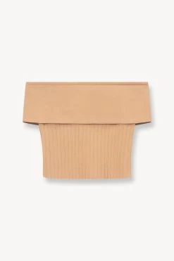 ARTISTRY TOP | CAMEL -Staud Outlet Store STAUD ARTISTRY KNIT TOP CAMEL FALL 23 ECOM 1