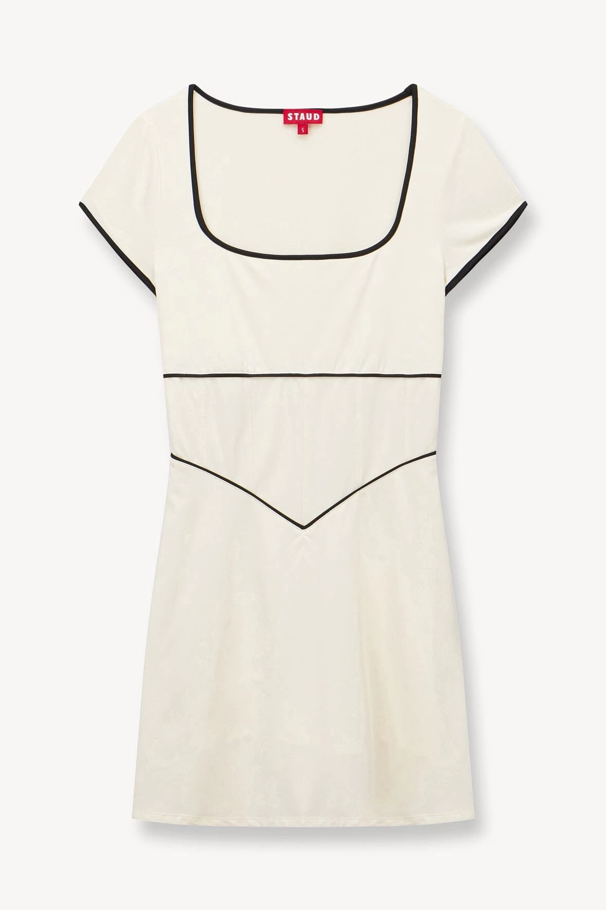BACKSPIN DRESS | IVORY BLACK 4 BACKSPIN DRESS | IVORY BLACK - Image 4