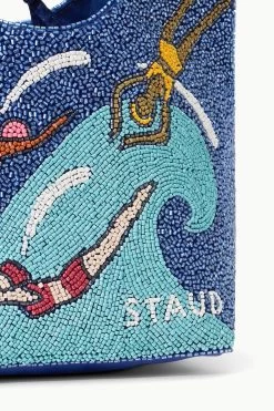 BEADED COTE BAG | SWIMMERS -Staud Outlet Store STAUD BEADEDCOTE BAG SWIMMERS SUPF 23 ECOM 4