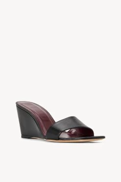 BILLIE WEDGE | BLACK -Staud Outlet Store STAUD BILLIE WEDGE BLK SEASON 22 ECOM 2