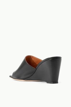 BLAIR WEDGE | BLACK -Staud Outlet Store STAUD BLAIR WEDGE BLACK SUPF 23 ECOM 3