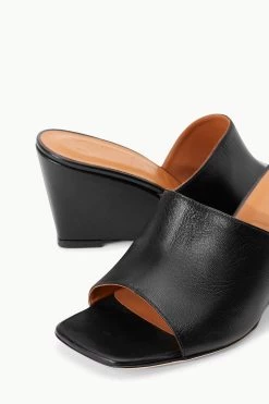 BLAIR WEDGE | BLACK -Staud Outlet Store STAUD BLAIR WEDGE BLACK SUPF 23 ECOM 4