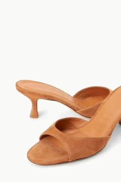 BRIGITTE MULE | TAN SUEDE 11 BRIGITTE MULE | TAN SUEDE -Staud Outlet Store STAUD BRIGITTE MULE TAN SUPF 23 ECOM 4