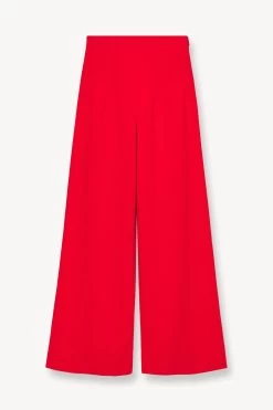 CALEB PANT | RUBY -Staud Outlet Store STAUD CALEB PANT RUBY FALL 23 ECOM 1