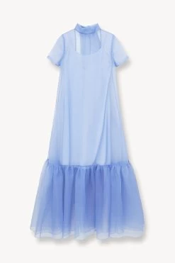 CALLUNA DRESS | FRENCH BLUE -Staud Outlet Store STAUD CALLUNA DRESS FRENCH BLUE SUPF 23 ECOM 1 1