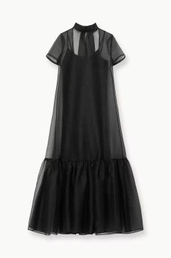CALLUNA DRESS | BLACK -Staud Outlet Store STAUD CALLUNA OCCASIONDRESS BLACK FALL 23 ECOM 1