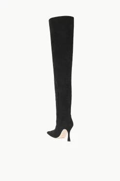 CAMI OVER THE KNEE BOOT | BLACK SUEDE -Staud Outlet Store STAUD CAMIOTK BOOT BLACK FALL 23 ECOM 3