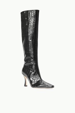 CAMI BOOT | BLACK CROC EMBOSSED 12 CAMI BOOT | BLACK CROC EMBOSSED -Staud Outlet Store STAUD CAMI BOOT BLACK FALL 23 ECOM 2