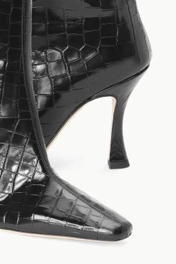 CAMI BOOT | BLACK CROC EMBOSSED 16 CAMI BOOT | BLACK CROC EMBOSSED -Staud Outlet Store STAUD CAMI BOOT BLACK FALL 23 ECOM 5