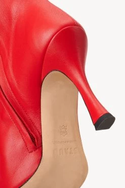 CAMI BOOT | CHERRY -Staud Outlet Store STAUD CAMI BOOT CHERRY FALL 22 ECOM 4