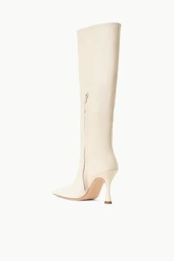 CAMI BOOT | CREAM -Staud Outlet Store STAUD CAMI BOOT NAPPACREAM SUPF 23 ECOM 3