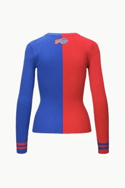 THE STAUD NFL CARGO SWEATER | BUFFALO BILLS -Staud Outlet Store STAUD CARGOSWEATERXNFL SWEATER BUFFALOBILLS FANATICS 23 ECOM 2 2e9f3c93 ef0c 489a 8d45 4aa58b2c9ef4