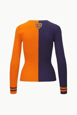 THE STAUD NFL CARGO SWEATER | CHICAGO BEARS -Staud Outlet Store STAUD CARGOSWEATERXNFL SWEATER CHICAGOBEARS FANATICS 23 ECOM 2