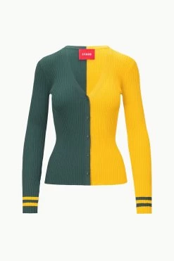 THE STAUD NFL CARGO SWEATER | GREEN BAY PACKERS -Staud Outlet Store STAUD CARGOSWEATERXNFL SWEATER GREENBAYPACKERS FANATICS 23 ECOM 1